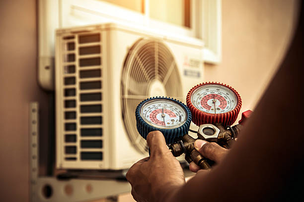 Professional Hvac technician working in Stevenson, MD